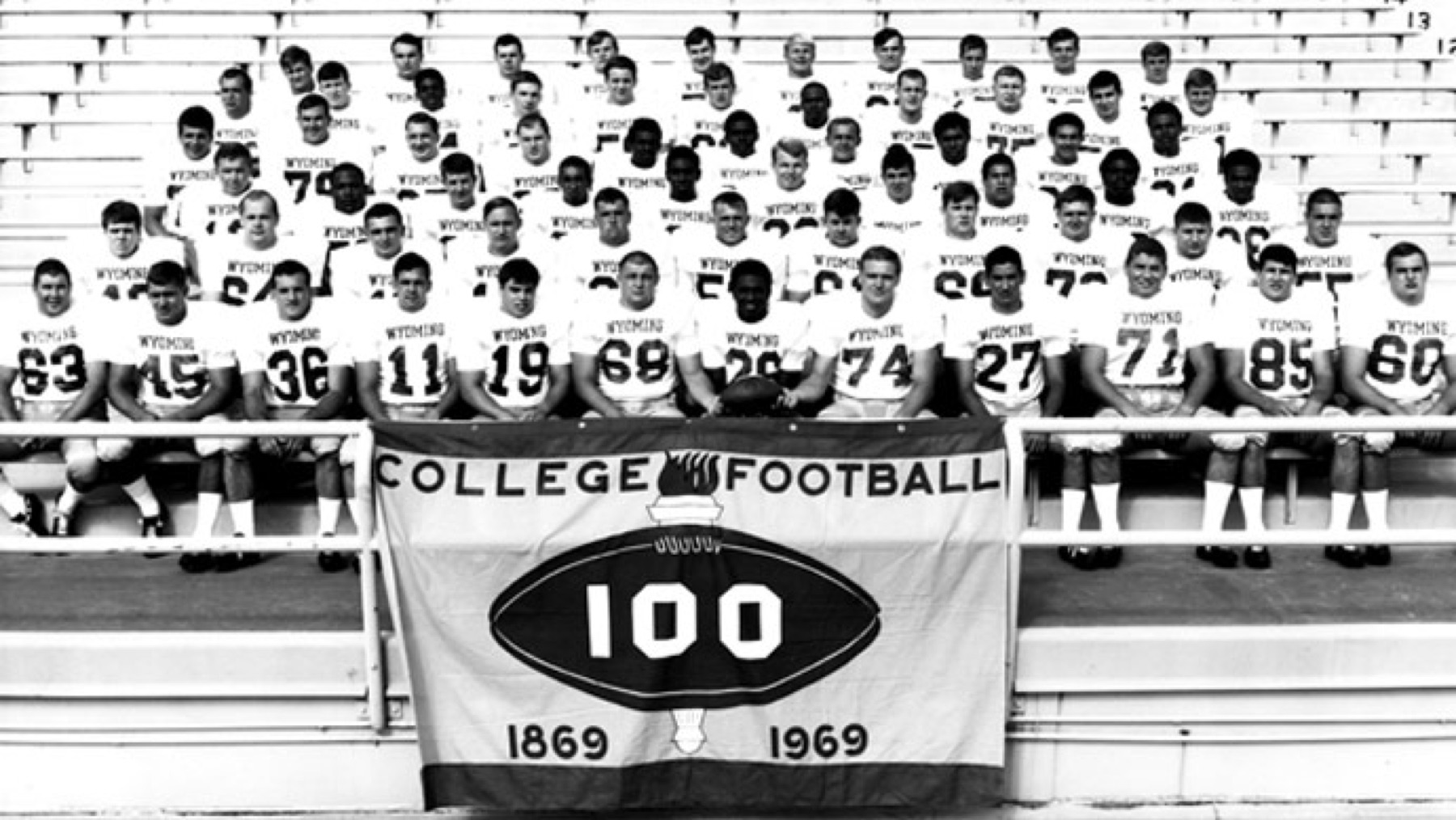The 1969 University of Wyoming football team, the season of the Black 14.